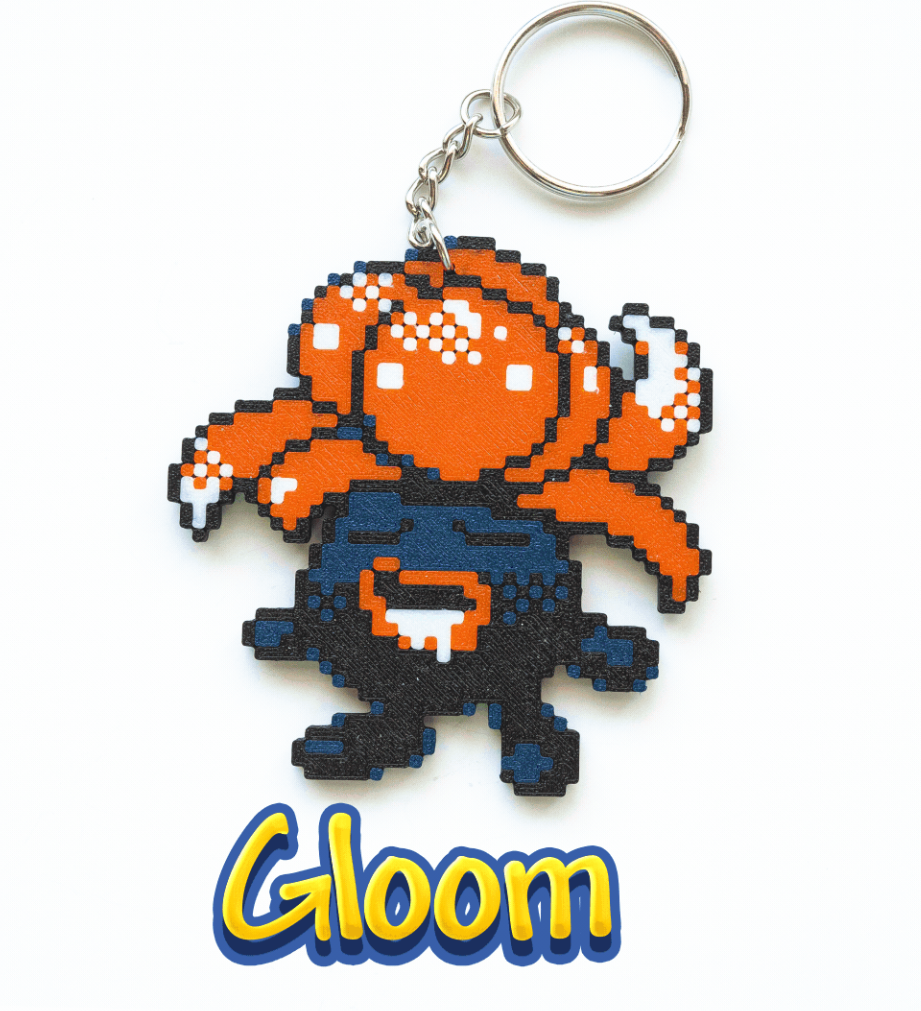 Llavero Gloom Pokemon Pixel