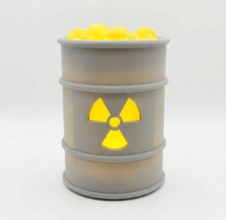 Lampara - Barril Radiactivo Amarillo