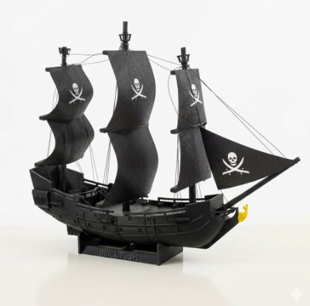 Barco Perla Negra | Piratas Del Caribe