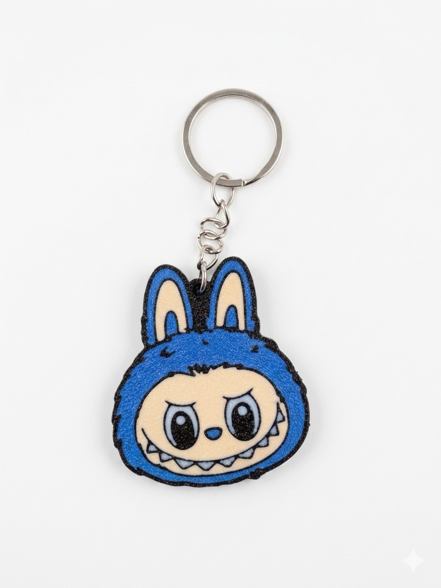 Llavero Labubu Azul