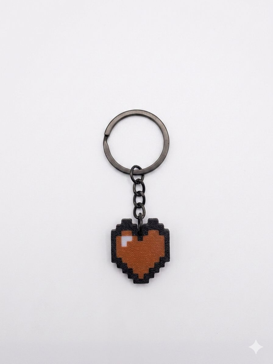 Llavero Corazón Pixel