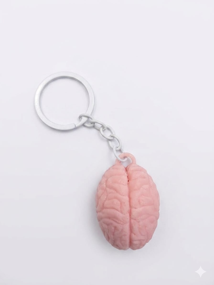 Llavero Con Forma De Cerebro