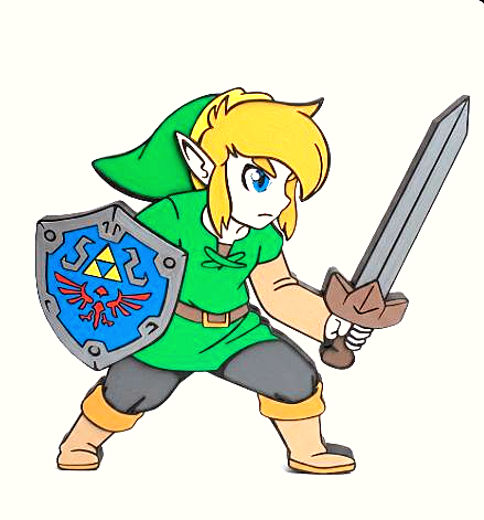 Cuadro - Zelda link Hero of Time